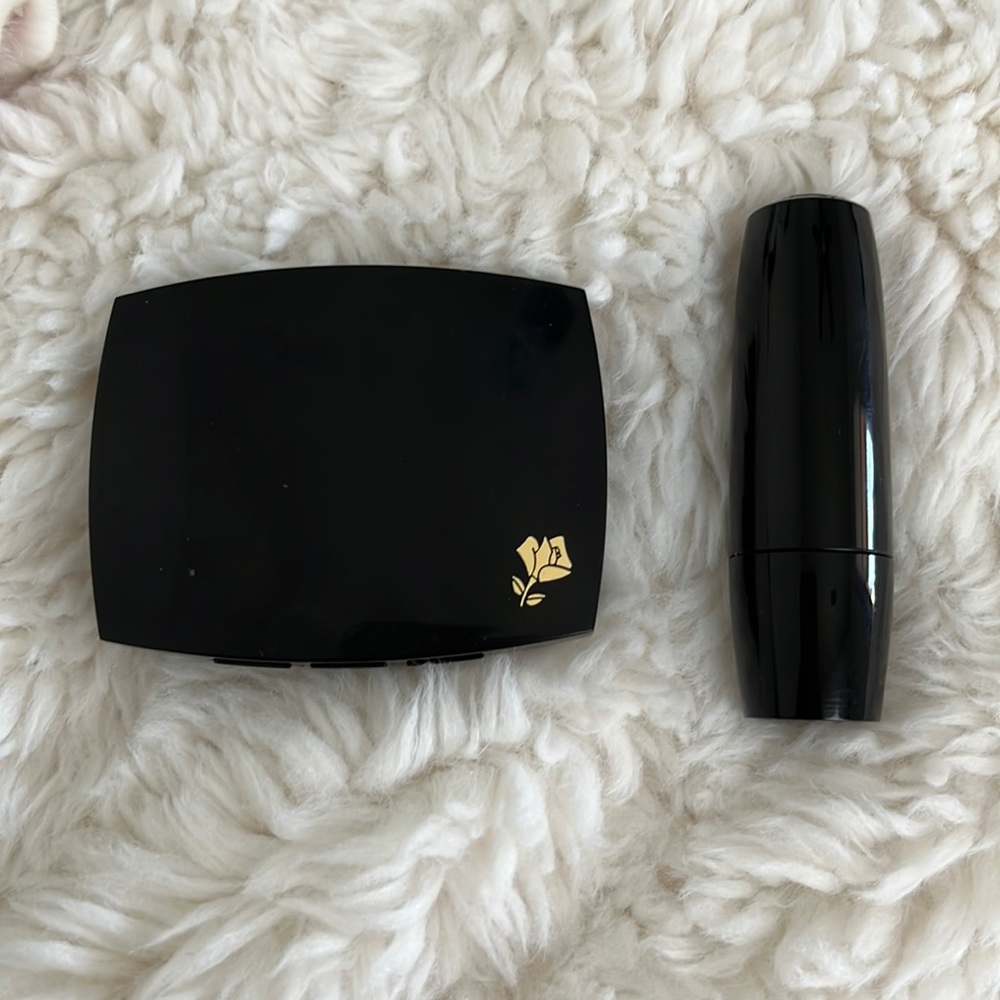 Lancome Blush Subtil Palette Mini and Lancome Color Design in Groupie (shimmer)